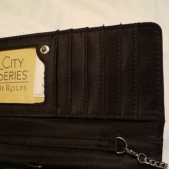 Ladies clutch / wallet gray snake pattern - Picture 6 of 8